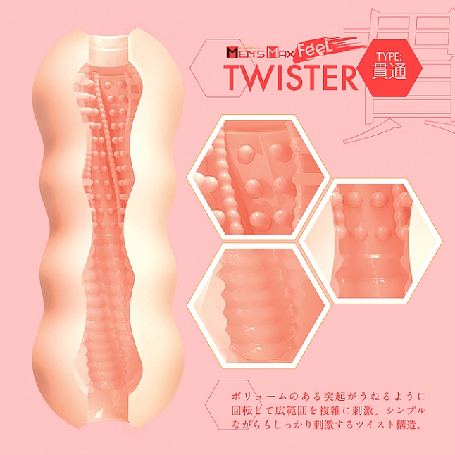 18DSC,Sex Toys,MEN'S MAX - Feel Twister,4580395737027