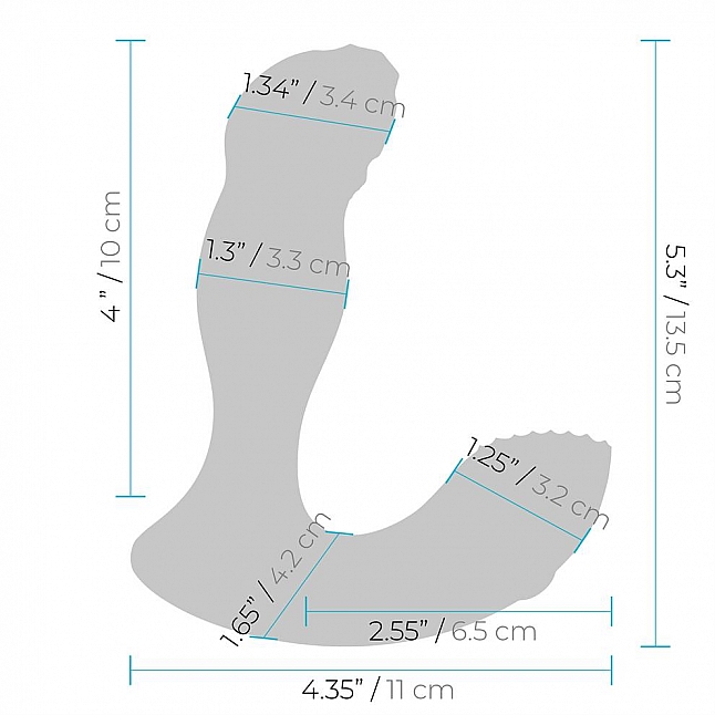 18DSC,成人用品,BLUE line - Thumper 無線搖控矽膠震動脈衝前列腺按摩器,4890808254158