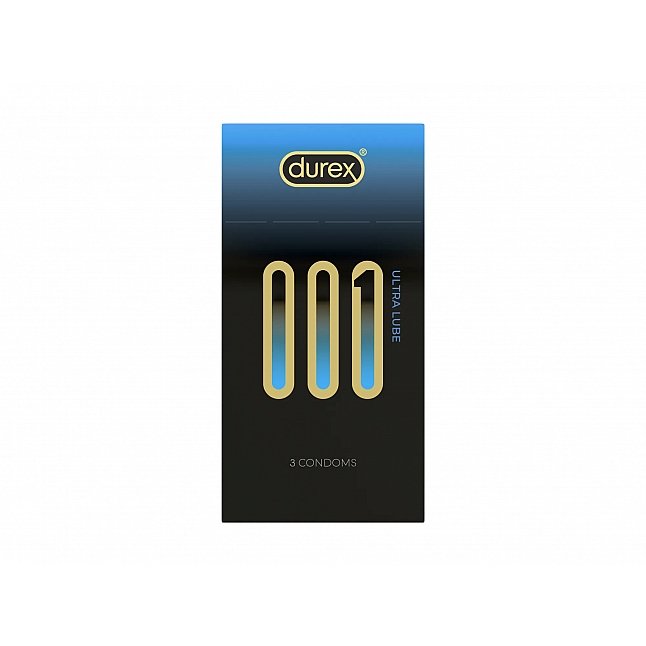 18DSC,成人用品,Durex - 杜蕾斯001 倍滑裝 3片裝