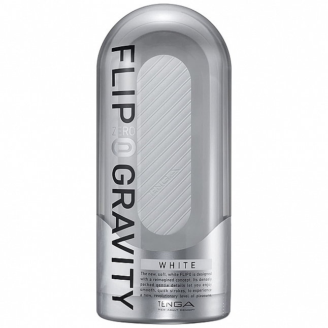 18DSC,成人用品,Tenga - Flip 0 (Zero) Gravity 白色 飛機杯 日本版,4570030976980