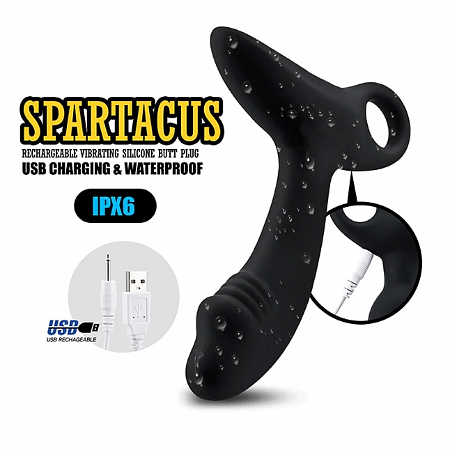 18DSC,Sex Toys,Royal Kraken - Spartacus ASHUR Rechargeable Vibrating Realistic Dildo,6970670350320